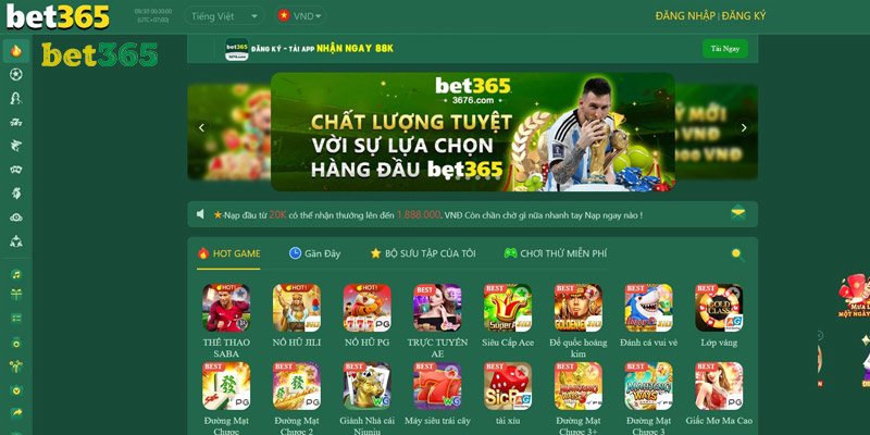Theo dõi và cập nhật khuyến mãi BET365 mỗi ngày